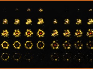 2d explosions animations pack 3D Model