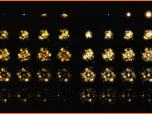 2d explosions animations pack 3D Model