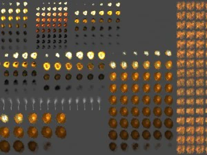 2d explosion fire smoke 3D Model