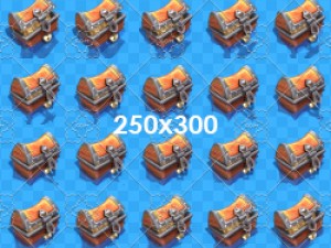 2d gold chest 3D Модель