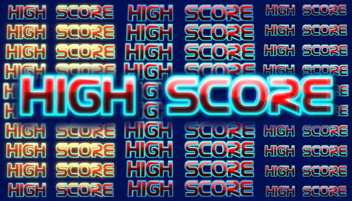 high score animation 3D Model .c4d .max .obj .3ds .fbx .stl .blend 