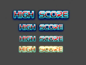 high score animation 3D Model