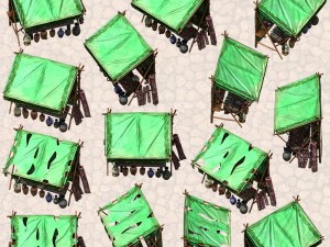 medieval market stalls 3D Модель