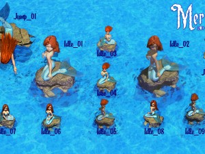 mermaid 3D Модель