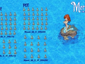 mermaid 3Dモデル