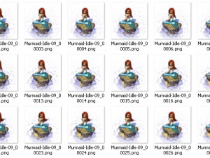 mermaid 3Dモデル