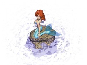 mermaid 3Dモデル