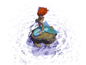 mermaid 3Dモデル