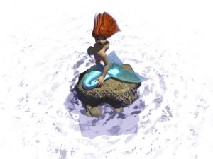 mermaid 3Dモデル