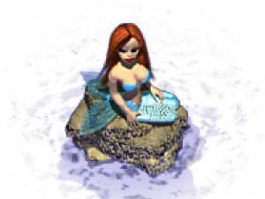 mermaid 3Dモデル