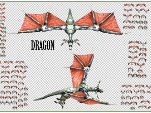 2d animated animals 3D Model