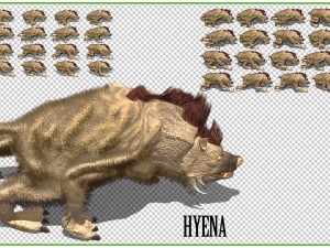 2d animated animals 3D Model