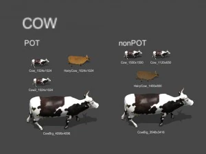 2d animated animals 3D Model