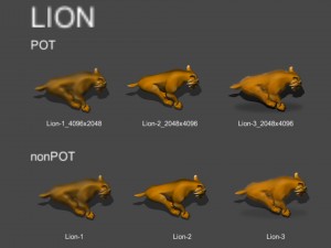 2d animated animals 3D Model