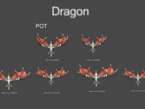 2d animated animals 3D Model