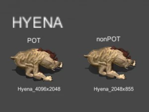 2d animated animals 3D Model