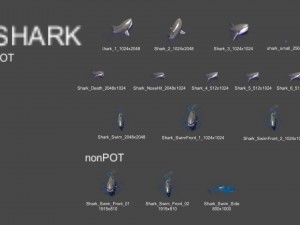 2d animated animals 3D Model