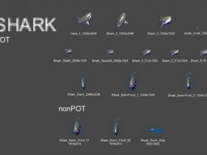 2d animated animals 3D Model