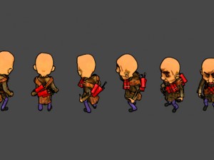 2d bomber 3D Model