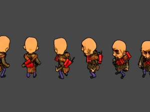 2d bomber 3D Model