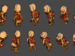 2d bomber 3D Model