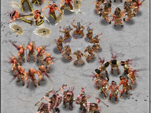 2d indian tribe 3D Model