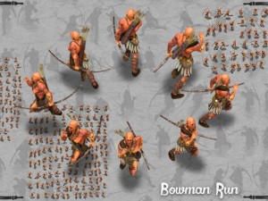 2d indian bowman 3D मॉडल