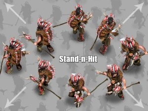 2d indian chief 3D Model