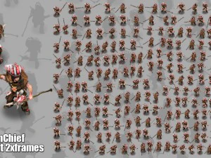2d indian chief 3D Model