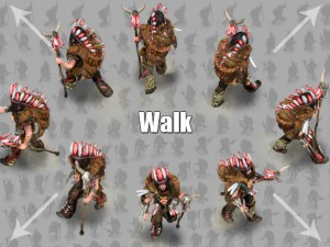 2d indian chief 3D Model