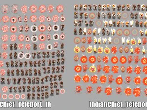 2d indian chief 3D Model