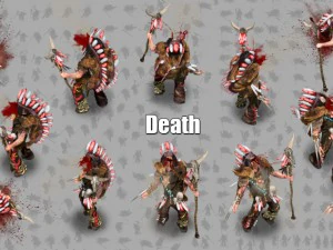 2d indian chief 3D Model
