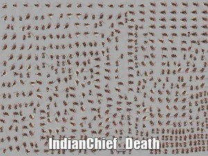 2d indian chief 3D Model