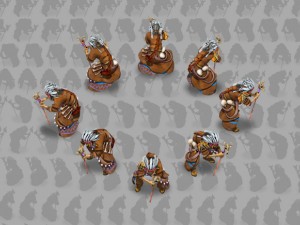 2d indian shaman Modello 3D