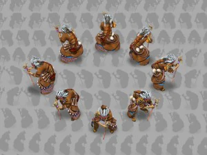 2d indian shaman 3D Model