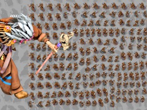 2d indian shaman Modello 3D