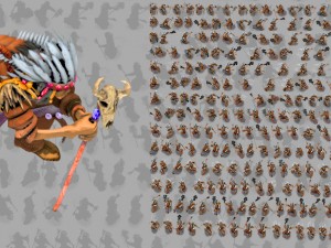 2d indian shaman Modello 3D