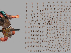 2d indian with rifle 3D Model