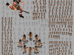 2d indian with rifle 3D Model