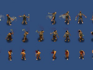 3 zombies pack 3D Model