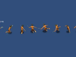 3 zombies pack 3D Model