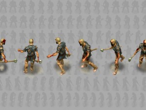 2d hummer zombie man 3D 모델
