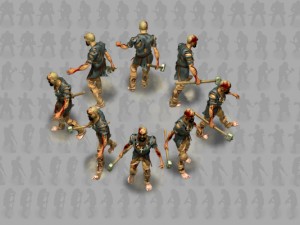 2d hummer zombie man 3D 모델