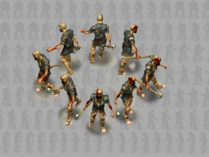 2d hummer zombie man 3D Model