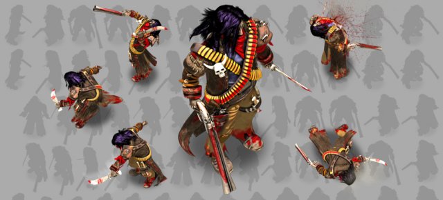 2d cowboy boss 3D Model .c4d .max .obj .3ds .fbx .stl .blend 