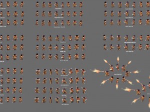 2d cowboy boss 3D Model