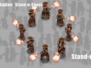 2d cowboy with shotgun 3D 모델