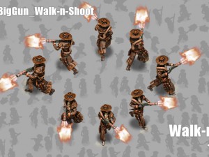 2d cowboy with shotgun 3D 모델
