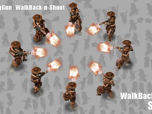 2d cowboy with shotgun 3D 모델