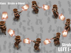 2d cowboy with shotgun 3D 모델
